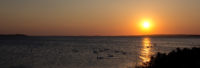 Sonnenuntergang am Grønsund / © Jörn Dohrendorf 2016